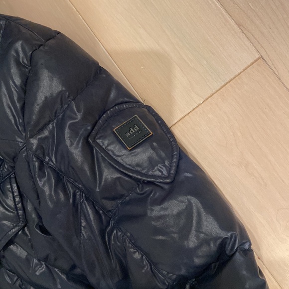 Add down navy puffer quilted down warm jacket 6 - Picture 5 of 13